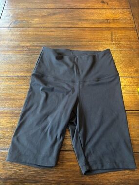 High-Waist Black Women's Active Bike Shorts